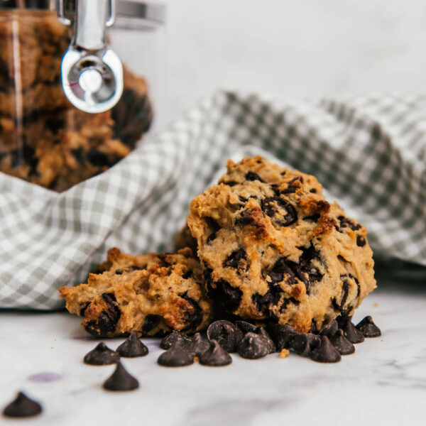 Choc chip chick pea cookies