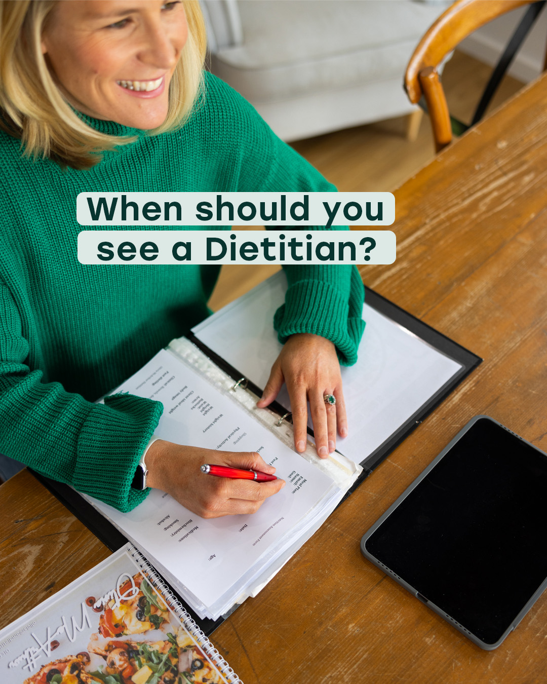 When should you see a dietitian